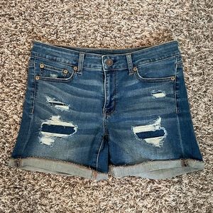 American Eagle Midi Jean Shorts